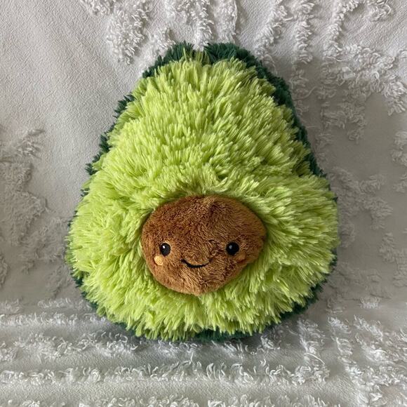 SQUISHABLES AVOCADO Stuffed Plush Toy Pillow 9” Tall Playtime Youth Collectable - Picture 1 of 10